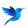 MegaFauna hummingbird logo